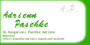 adrienn paschke business card